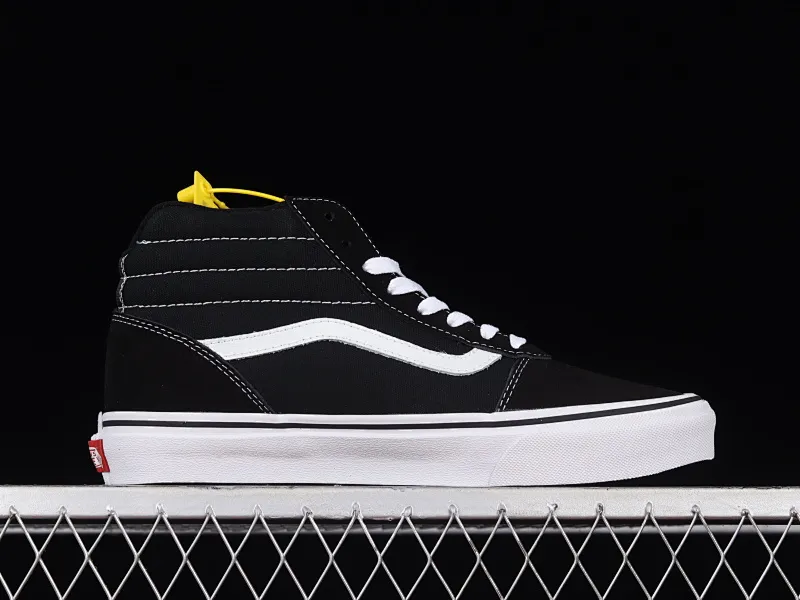 All categories Vans Vans series Vans Hi Vans high-top Vans Ward Sk8-Hi four evergreen season black and white high-top canvas casual sneakers VN0A36ENC4R